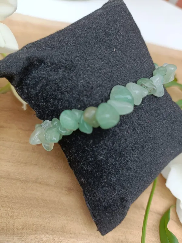 bracelet chips en aventurine - Image 2