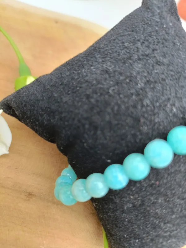 Bracelet en amazonite - Image 2