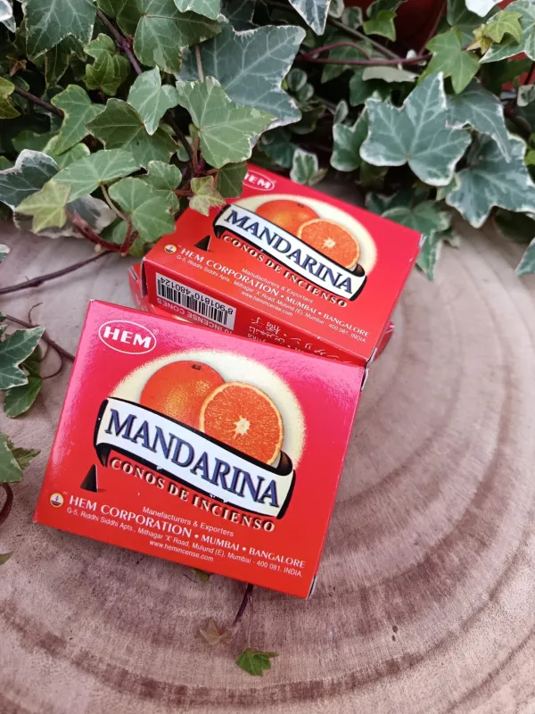 encens cone mandarine