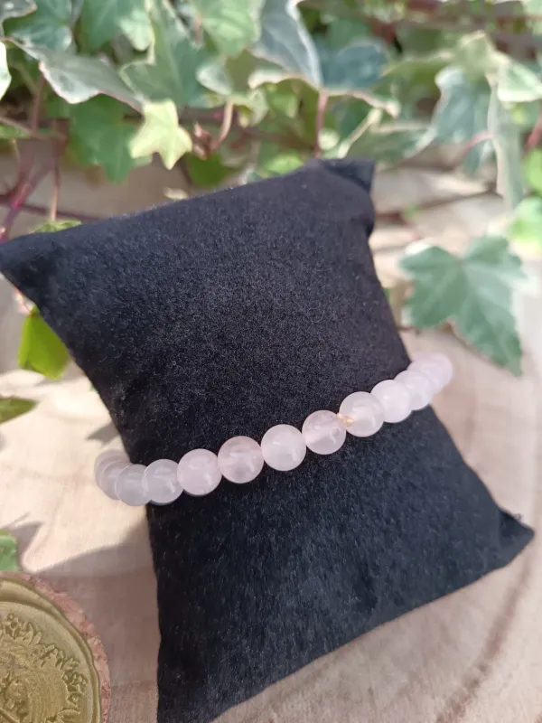 bracelet quartz rose