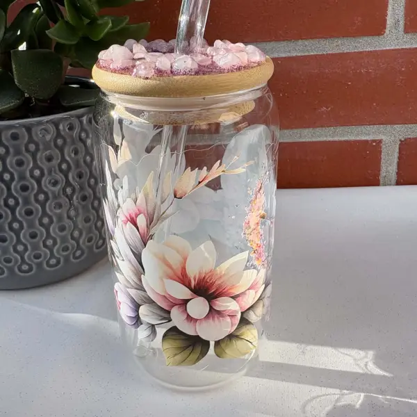 Verre à café glacé thème fée - Image 4
