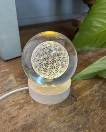 veilleuse fleurs de vie